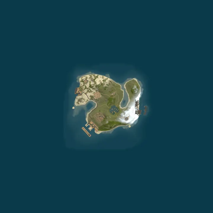 Map of A Shockbyte Rust Server