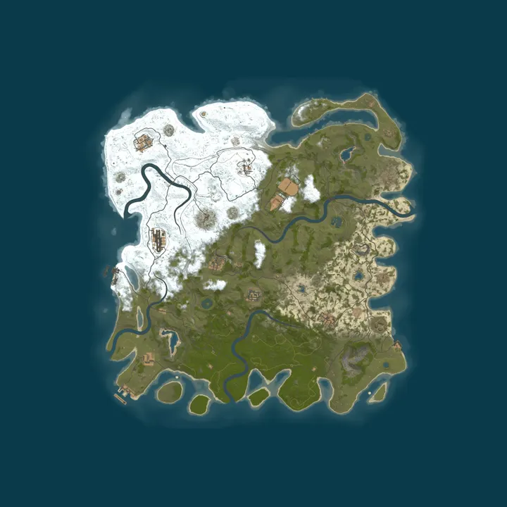 Map of BobsRustServer 50x | Mini | Kits | TP | Skins