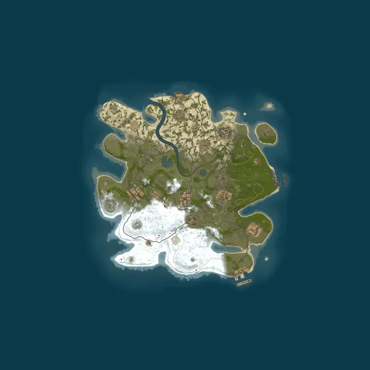 Map of The Rust Bucket