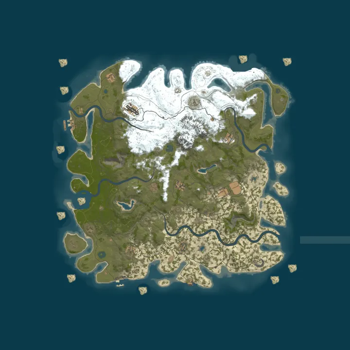 Map of Survival.RIP 1000x PvE |#2|Item Perks|Legandary Custom Weapons|