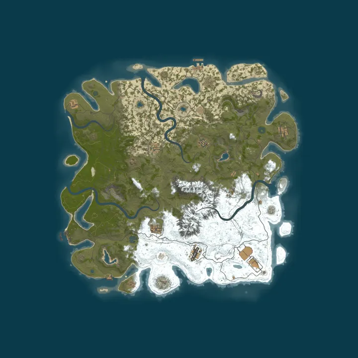 Map of Rustageddon Chill | Solo/Duo/Trio | No BP wipe