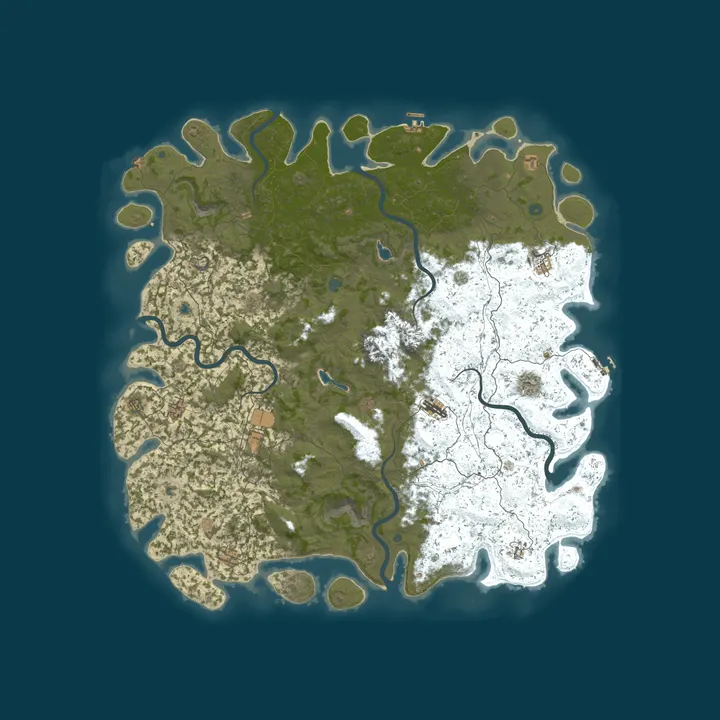 Map of PIRADOS RUST