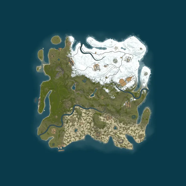 Map of Apocalyptic storm SOLO/DUO