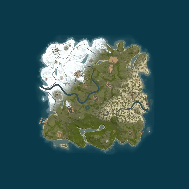 Map of [EU] RustyLife 5x Solo/Duo/Trio/Quad/Max 5 | x5