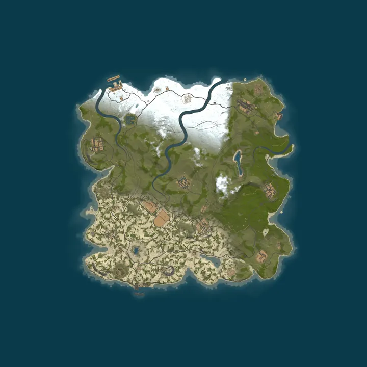 Map of BRUTAL RUST | PREMIUM