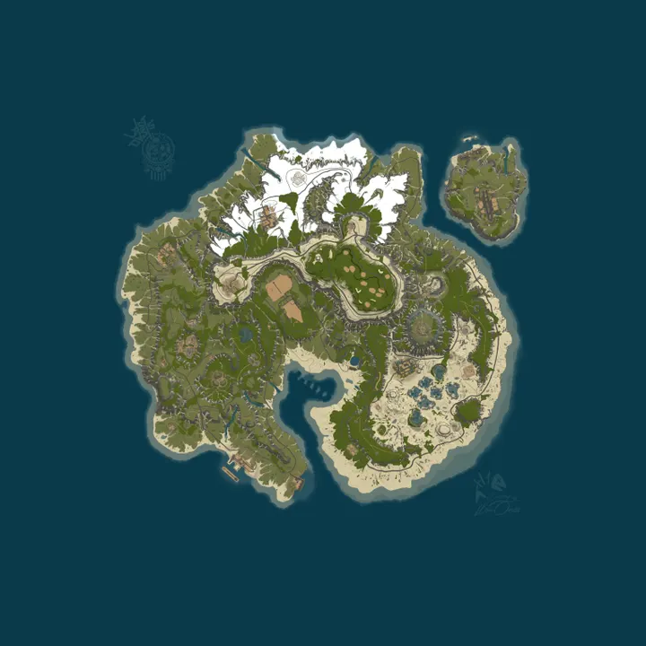 Map of [江湖]pve丨修仙丨武器合成丨宗门丨妖兽