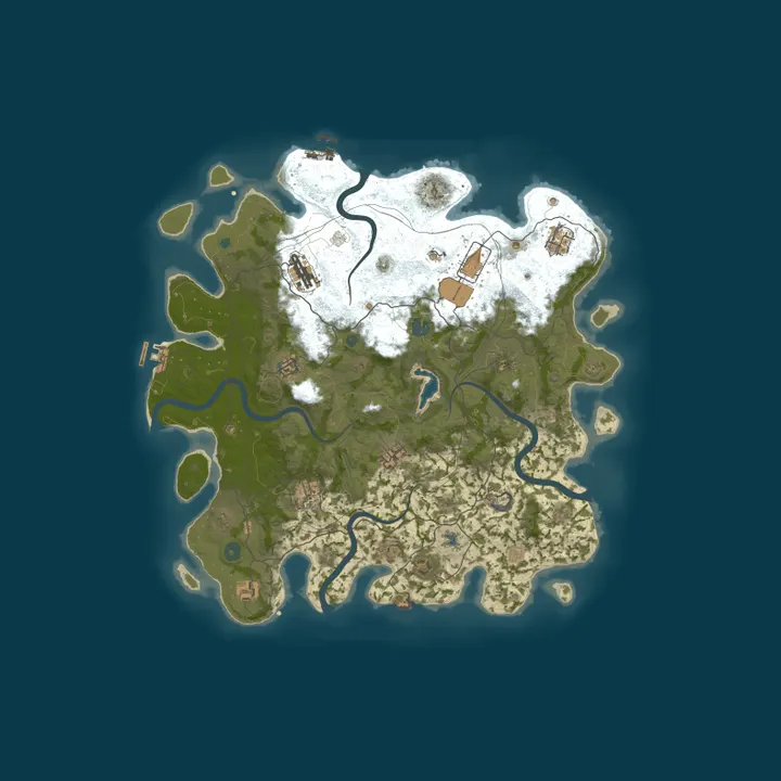 Map of [X2] СИБИРСКИЙ ПРИЮТ | Для Новичков | 