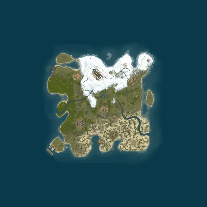 Map of Rust Paradise|Судный день|Защита|X1