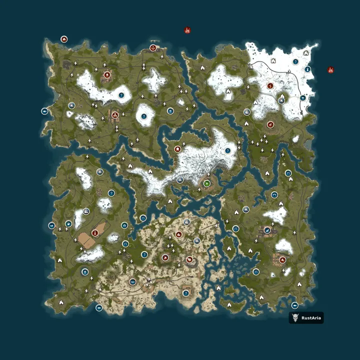 Map of Aria Reach