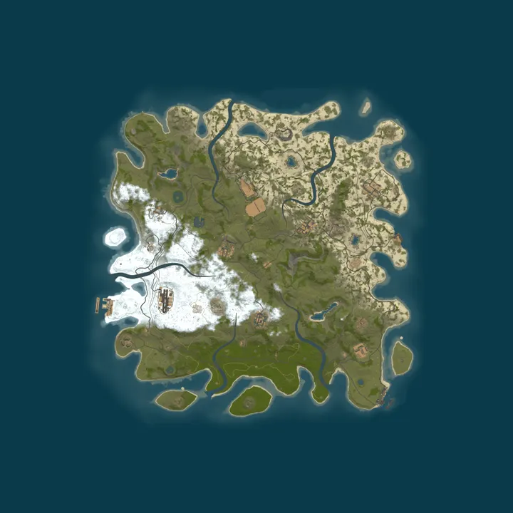 Map of PvE.Friendly Valley.世外桃源.True Classic