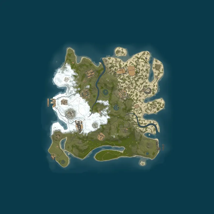 Map of [RU] RUSTCOLA #7 Happis X3/X5, Max 2 | ВАЙП 02.10