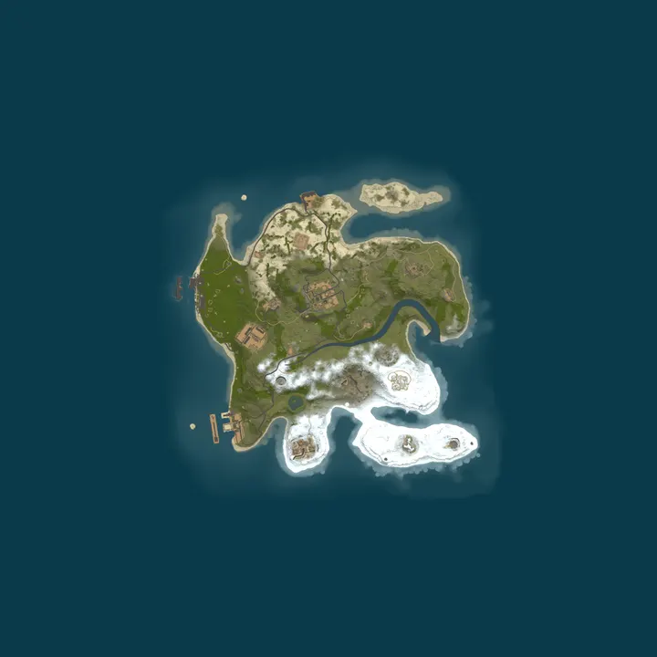 Map of GGL RUST | 2X | Solo/Duo/Trio | NO BP WIPE