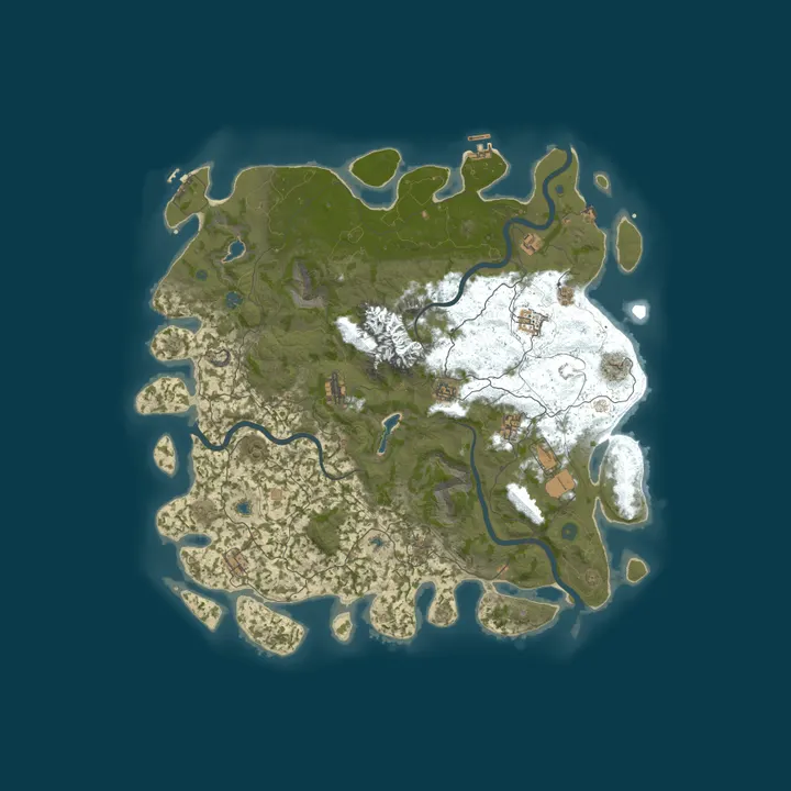 Map of RUST RU Solo Duo Заходи, ты тут надолго...