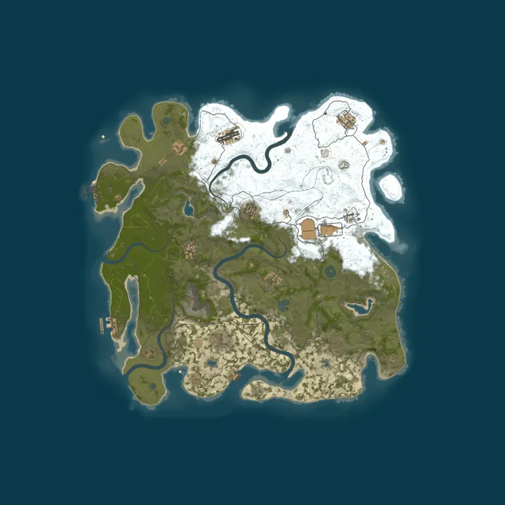 Map of Сердце России - vanilla