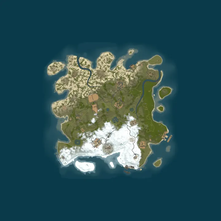 Map of Hosted by SurvivalHost.ORG