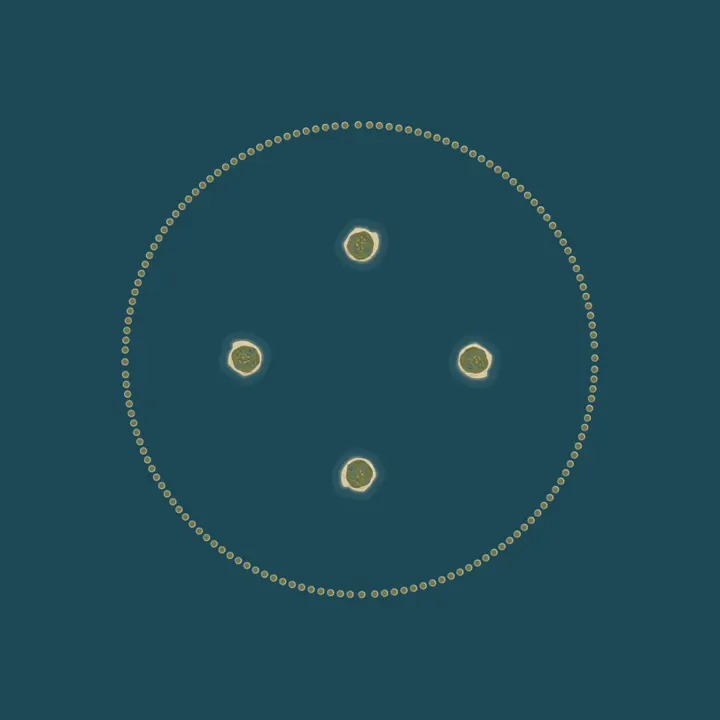 Map of RustOfWar#2 RandomItems 150 islands Solo/Duo | EU East