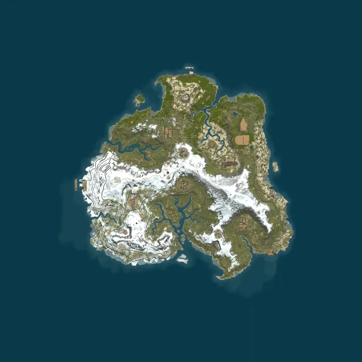 Map of [PvE] RUSTLANDS#1 | МИРНЫЙ | ДЛЯ НОВИЧКОВ