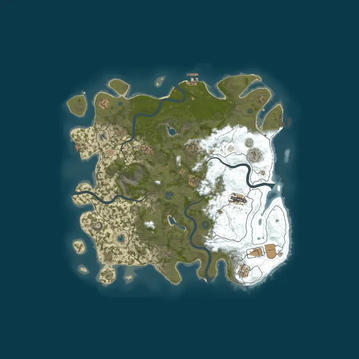 Map of Cracker Island Vanilla+ | WELCOME