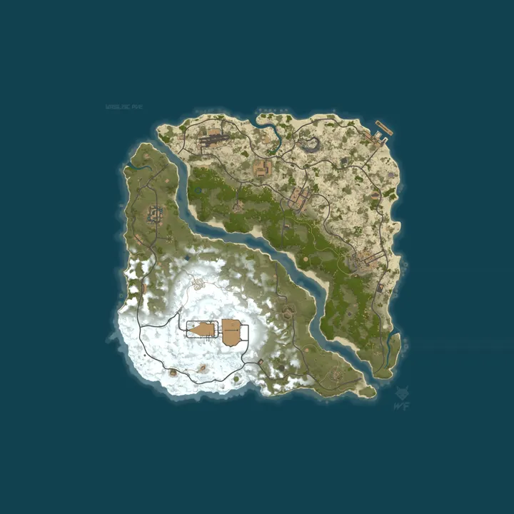 Map of #4 Wasilisc PvE Для слабых ПК x5