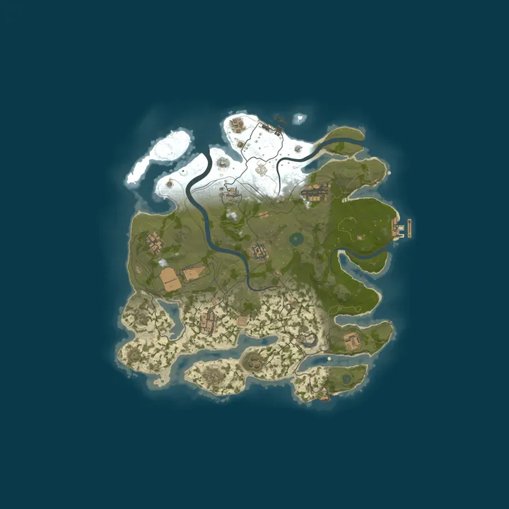 Map of Hustle Rust - [2X, NOLIMIT]