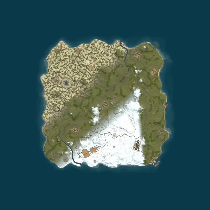 Map of MIRAGE RUST | FRIDAY 2x | VANILLA+  | Wipe 02.10