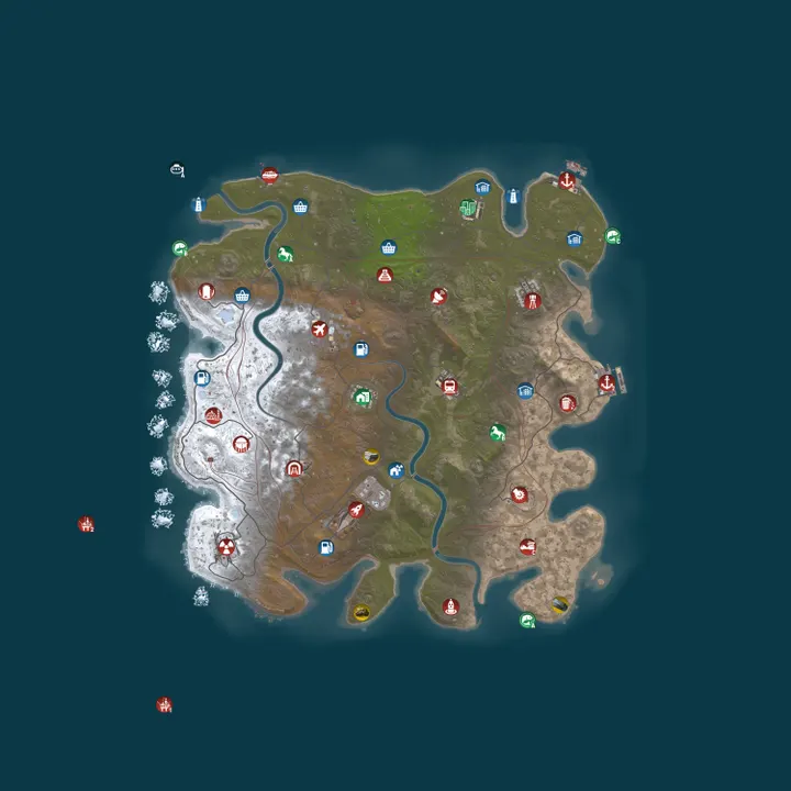 Map of Magic Rust #23 — Vanilla 2x (Solo/Duo/Trio) | Pyccкий