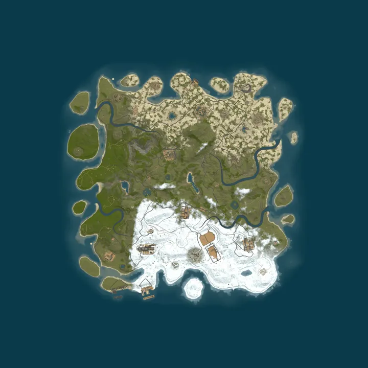 Map of Русский для новичков Bolt RUST RU X2