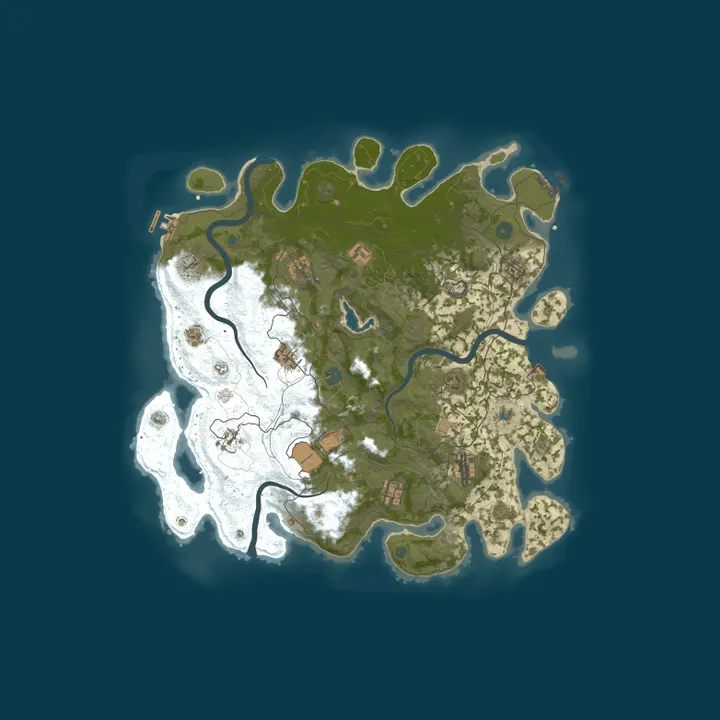 Map of СИБИРЬ | УЛУЧШЕННЫЙ | CLASSIC +