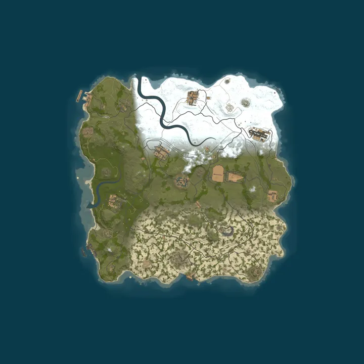 Map of WARBANDITS.GG EU 3X |Solo/Duo/Trio/Quad/Max6|LootX3|Clans| JUST