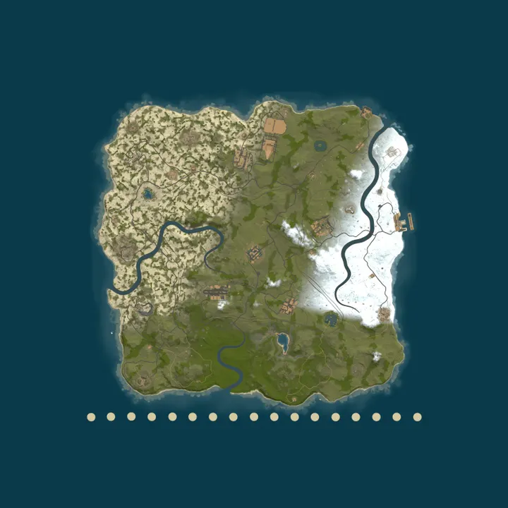 Map of [BR] Pioneiros | PVE 10X | PVP Monumentos