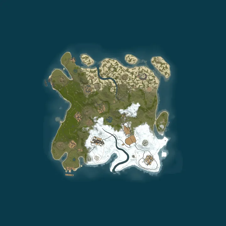 Map of [LATAM] Vicio Sudamerica Rust
