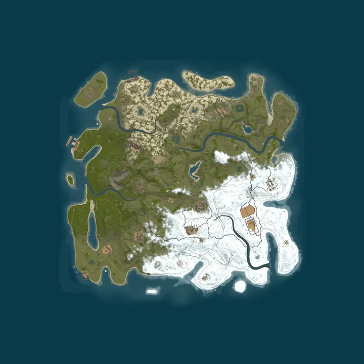Map of Rust Beginner - PVE - 2.0