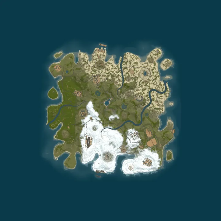 Map of Zev | Зэвэрсэн Тал | Mongolia 2x Modded | Weekly