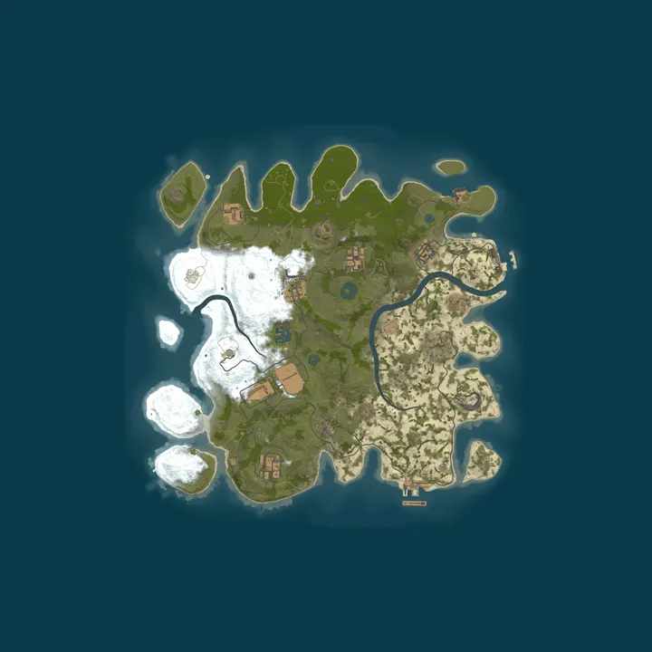 Map of [EU] RusTastic 10x - No BPs Loot+ |Max5|PVP|MyMini|