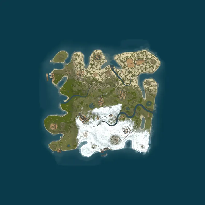 Map of Elitelupus Rust 3x - Forge Wars MMO