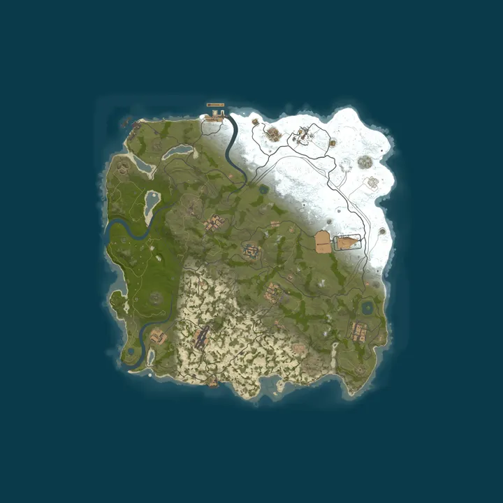 Map of RustVikings | Solo/Duo/Trio | 2X | FULLWIPE 04/10 14:00CEST