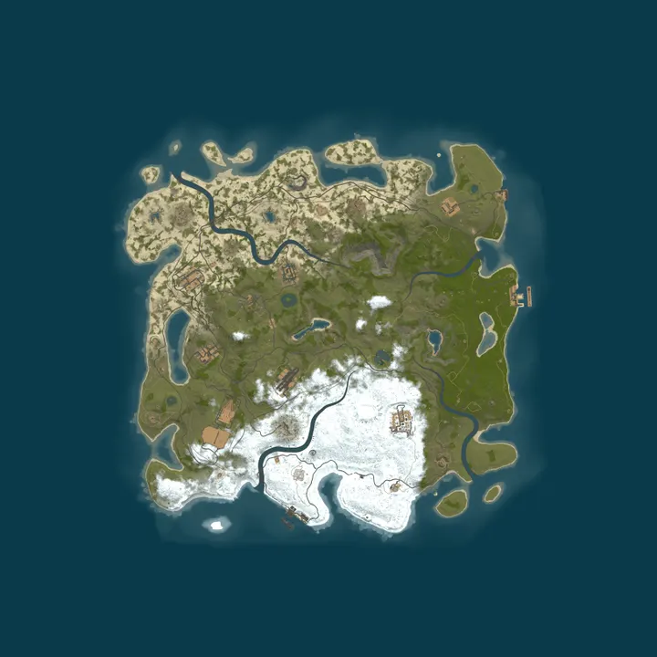 Map of ZAP-Hosting.com Rust serverhosting