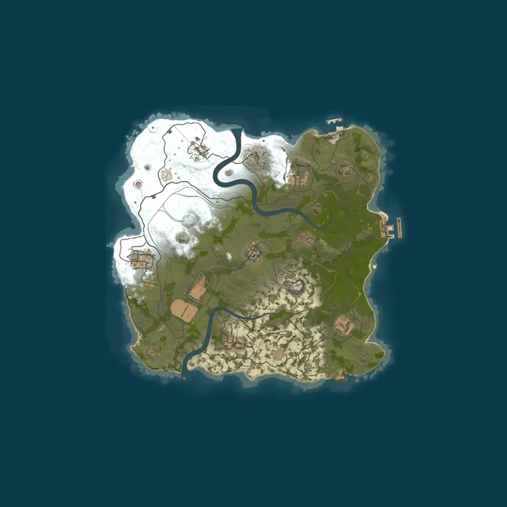 Map of [EU] Eden 2x | Solo/Duo/Trio | Vanilla+ | Kits | Skinbox