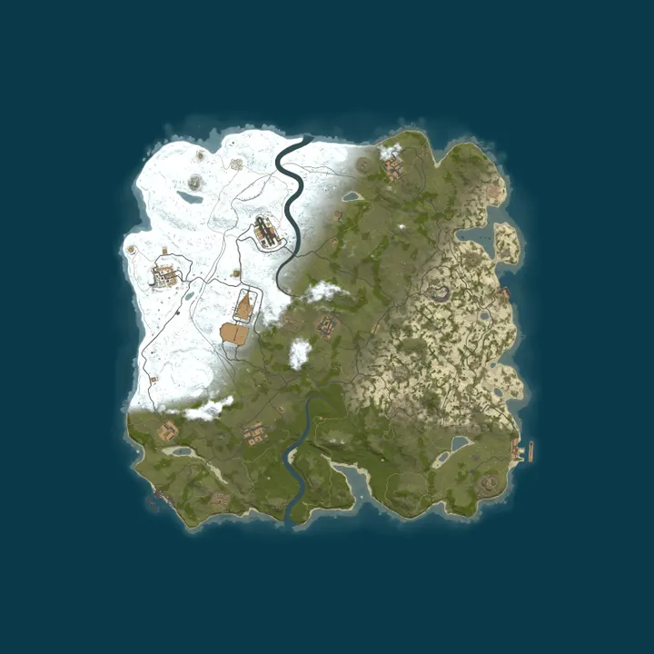Map of WARBANDITS.GG EU 3X |Solo/Duo/Trio|LootX3| JUST WIPED