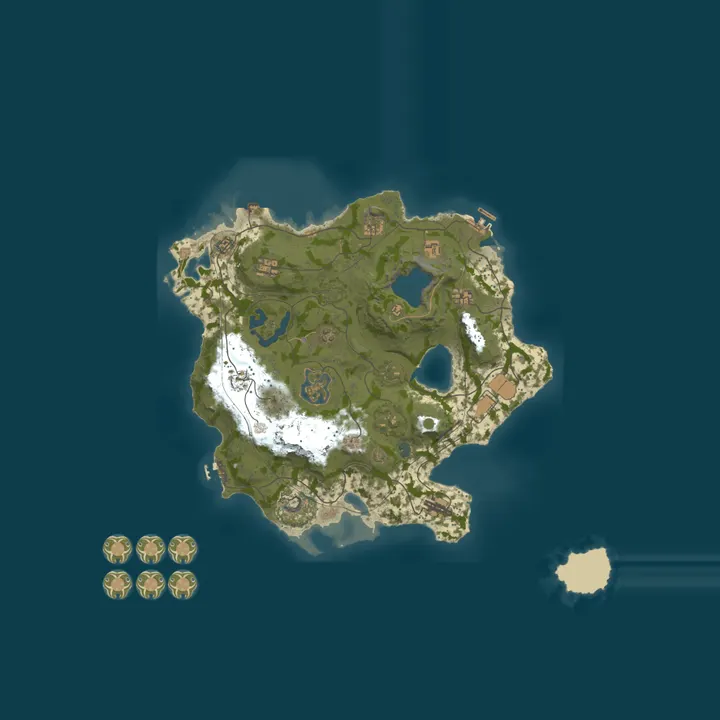 Map of [EU] Mancs PvE 10x |Monthly|No Build Limits|Custom Vehicles v2