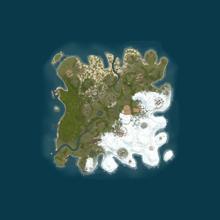 Map of Sven's Staging