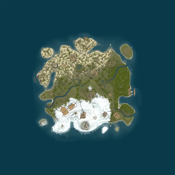 Map of AQRUX RUST SERVER