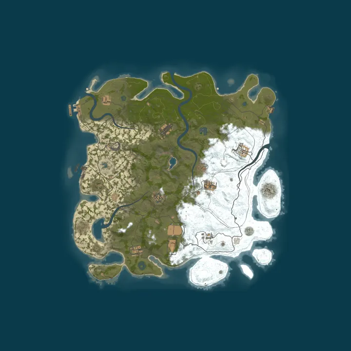 Map of 404 RUST SOLO/DUO | ПТ | ДЛЯ НОВИЧКОВ 02.10