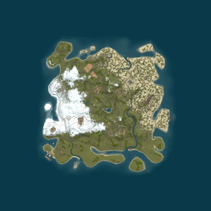 Map of RUSTBURG.GG #1〔X5/X10|NO LIMIT|LOOT+|FPS+|KITS|TP〕06.10
