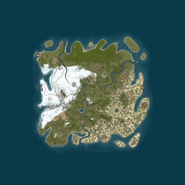 Map of 404 RUST 2X SOLO/DUO | ЧТ | ДЛЯ НОВИЧКОВ 01.10