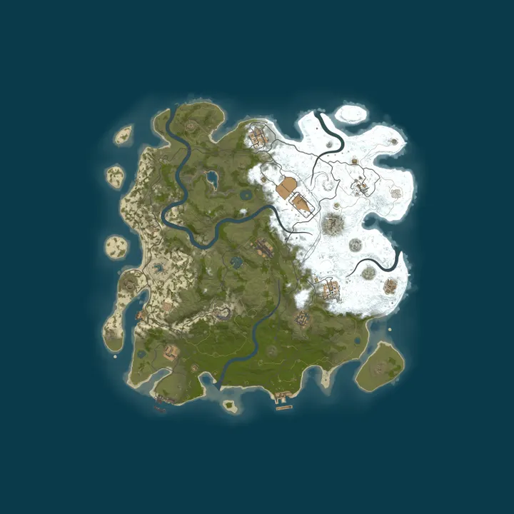 Map of 404 RUST 2X SOLO/DUO | ПТ | ДЛЯ НОВИЧКОВ 02.10