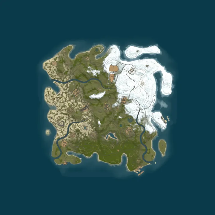 Map of 666 RUST 2X|ДЛЯ НОВИЧКОВ|ПИТЕРСКИЙ 05.10