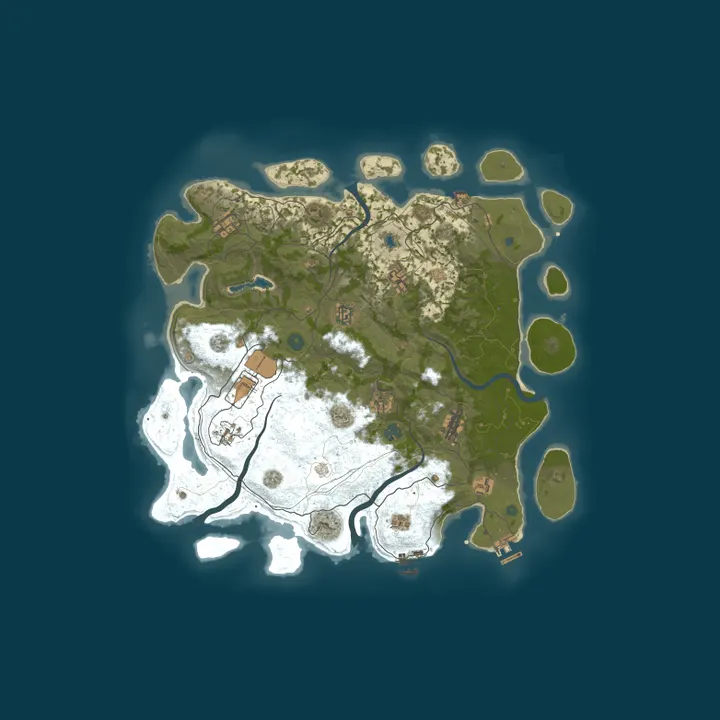 Map of 666 RUST 2Х|ДЛЯ НОВИЧКОВ|СИБИРСКИЙ 01.10