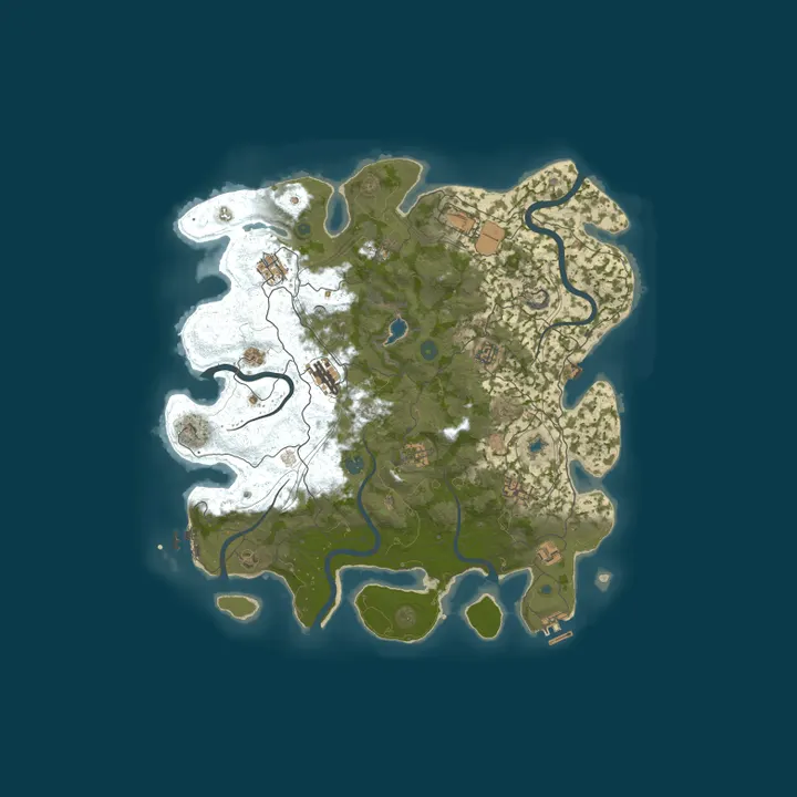 Map of EPIC RUST - Test Server