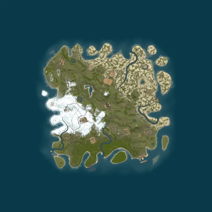 Map of 404 RUST SOLO/DUO/TRIO | ПН | ДЛЯ НОВИЧКОВ 05.10